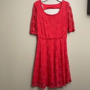 Size small flower lace dress.